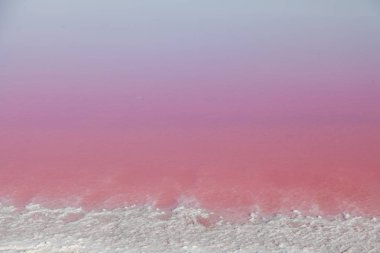 Pembe su ve tuz doku n arka plan