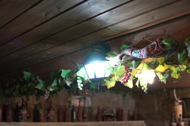 Vintage fıçı mahzeni üretim konyak b