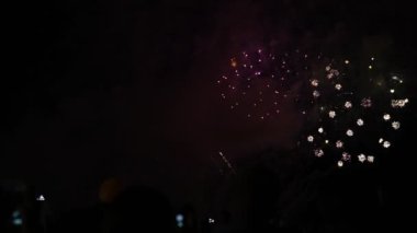 mutlu insanlar Festival Fireworks bak