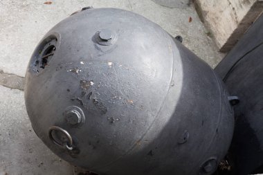 Rusya'nın eski Sovyet gemi benim silah