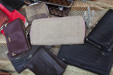 birçok eski çantalar için para arka plan v