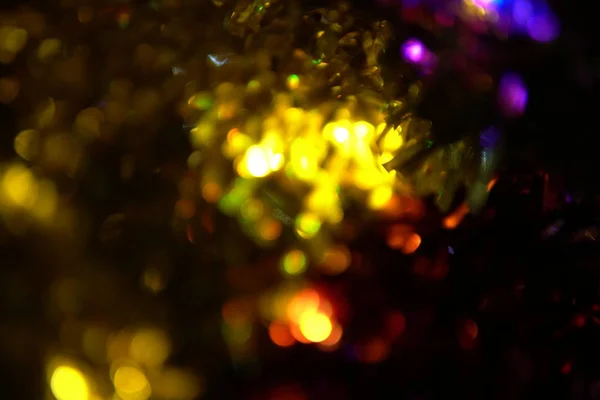 Ano novo luzes de Natal Bokeh 2019 z — Fotografia de Stock