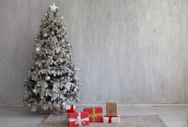 Kış Noel yılbaşı ağacı hediye ev dekorasyonu