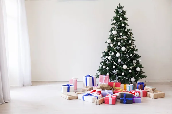 Feliz Navidad Año Nuevo árbol Regalos —  Fotos de Stock