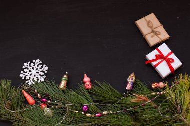 Noel arka plan kış yeni yıl hediyesi güzel