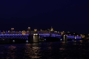 Palace bridge, Hermitage St Petersburg Neva nehir yaz 20.06.18