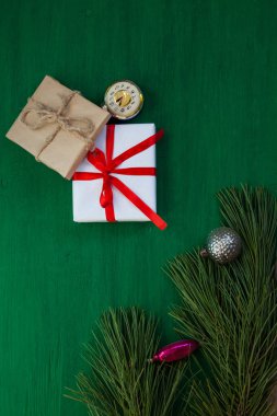 mutlu yeni yıl Noel Noel ağacı oyuncak hediye tatil kış arka plan