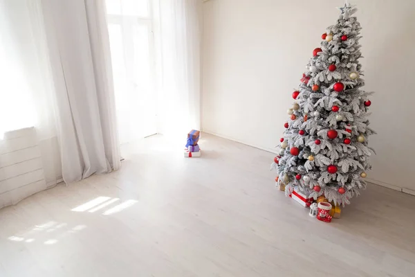 Nouvel an hiver Noël vacances arbre de Noël cadeaux décor — Photo