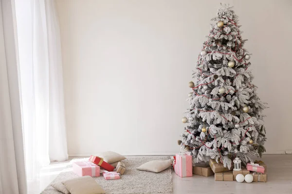 Ano novo Natal feriados interiores presentes inverno — Fotografia de Stock