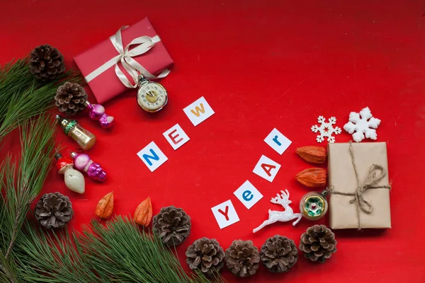 Noel arka plan yeni yıl ağacı dekorasyon kış tatil hediyeler dekor Merry Christmas