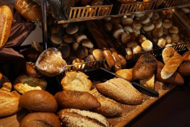 lezzetli taze ekmek buns kek pişirme restoran