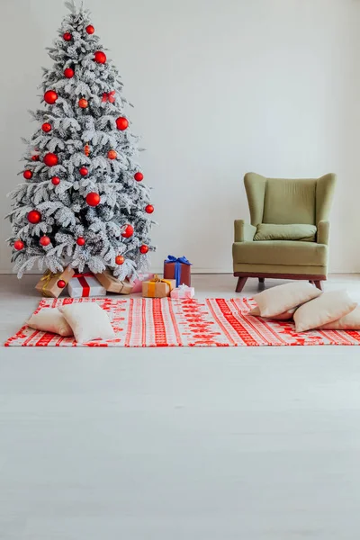 Férias de Natal Ano Novo Férias em família Decoração árvore . — Fotografia de Stock