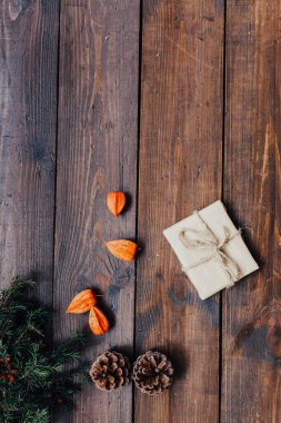 Noel ağacı arkaplanı yeni yıl dekorasyonunu sunar