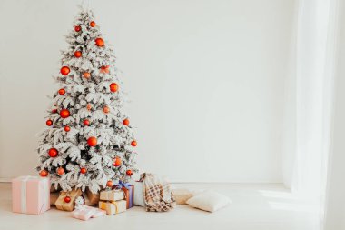 Noel ağacı Kış Yılbaşı tatil hediye ev dekor beyaz