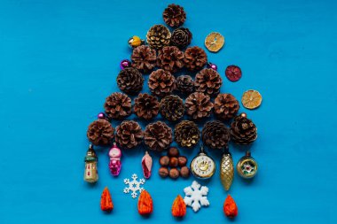 Noel arkaplanı yeni yıl hediyeleri dekor dekorasyonu tatil kışı