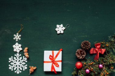 Yeni yıl ağacı hediye dekor dekorasyon tatil kış Noel arka plan