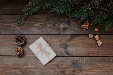 Noel arka plan Christmas yeni yıl hediyeleri kış tatil