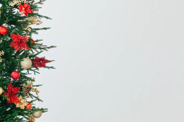 Bandeira Natal Com Árvore Natal Conceito Natal Com Espaço Cópia — Fotografia de Stock