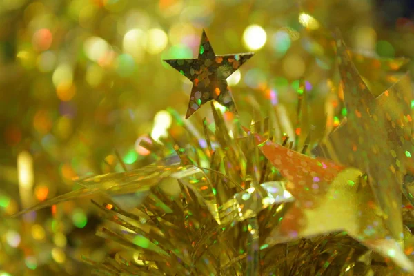 Juguetes Lluvia Para Árbol Navidad Juguetes Vidrio Juguetes Vidrio Para —  Fotos de Stock