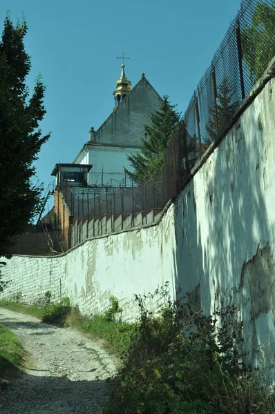 Colonia Juvenil Brzezany Torres Protección Alrededor Las Prisiones Iglesia Prisión —  Fotos de Stock