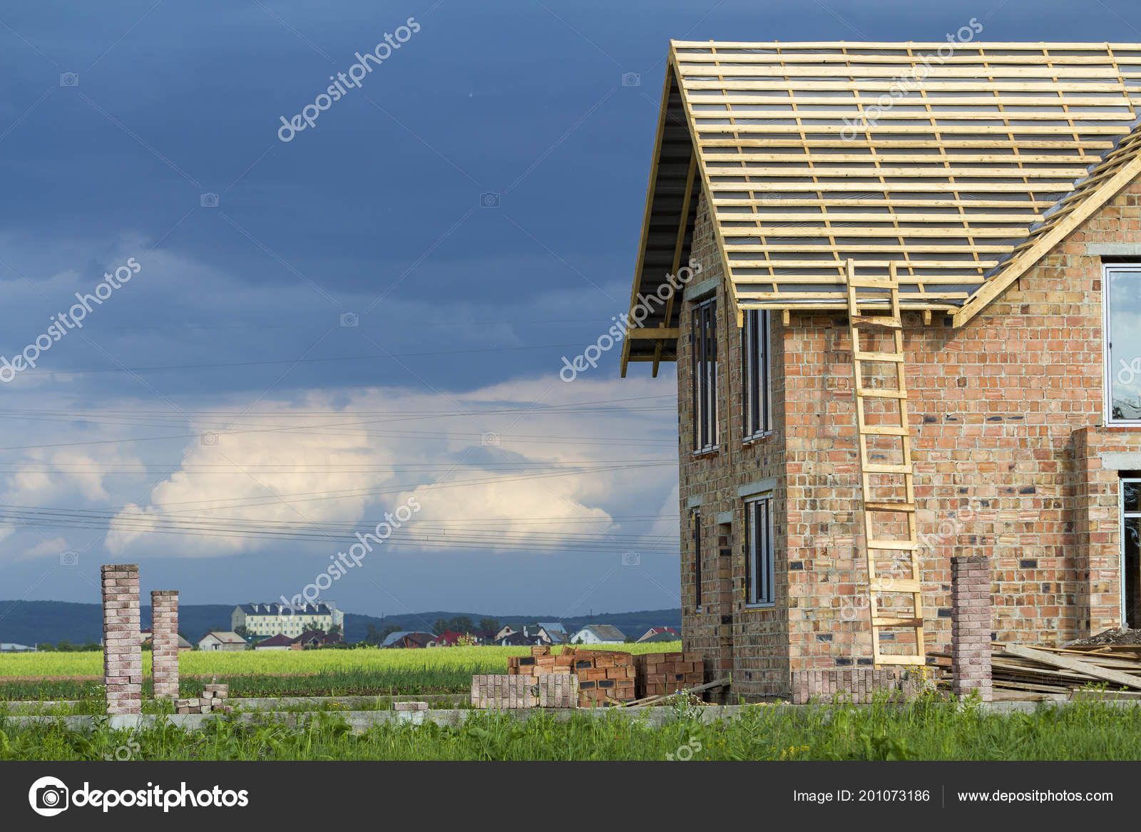 Estrutura De Casas De Dois Andares