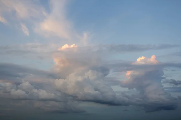 Panorama Langit Saat Matahari Terbit Atau Terbenam Pemandangan Indah Dari — Stok Foto