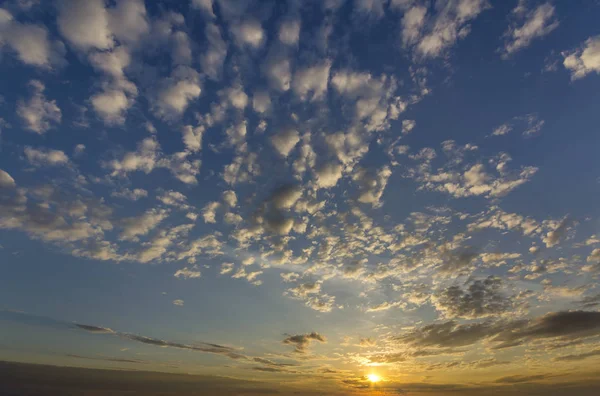 Panorama Ciel Lever Coucher Soleil Belle Vue Sur Les Nuages — Photo