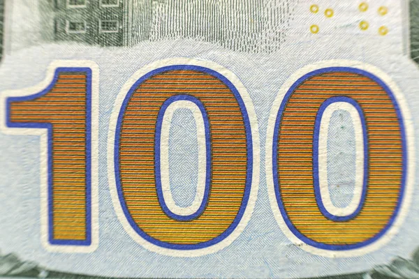 Деньги Красочные Фоновые Крупным Планом Детали Банкнот Американской Национальной Валюте — стоковое фото