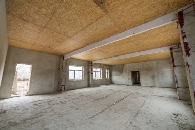 Yarım daire veya ev büyük çatı oda imar altında