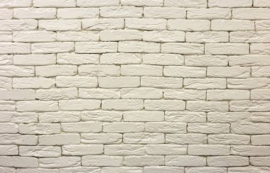 Close-Up beyaz badanalı katı tuğla duvar boyalı. Soyut