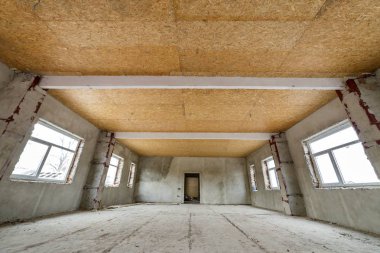 Yarım daire veya ev büyük çatı oda imar altında