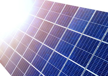 Yakın çekim yüzey güneş mavi parlak güneş Fotoğraf volta pa tarafından yaktı