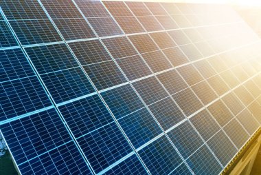 Yakın çekim yüzey güneş mavi parlak güneş Fotoğraf volta pa tarafından yaktı