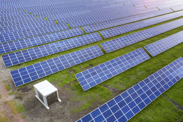 Surface of solar photo voltaic panels system producing renewable — Stock Photo, Image