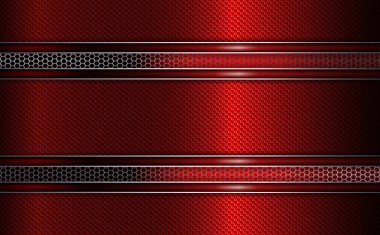 Geometrik Soyut doku kırmızı arka plan ile çerçeve.