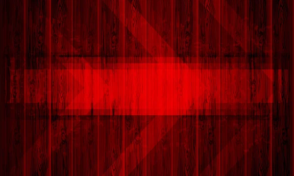 Una composizione di uno sfondo rosso con sagome di assi di pelle, un cartellone pubblicitario con la sagoma di una freccia . — Vettoriale Stock