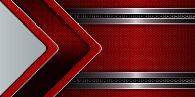 Ok ve çerçeve kenar ile geometrik doku kırmızı tasarımı.