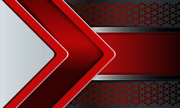 Ok ve çerçeve kenar ile geometrik doku kırmızı arka plan.