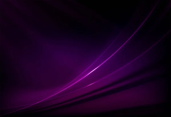 Dunkel lila Hintergrund mit glatten sanften Linien mit Glitzer. — Stockvektor