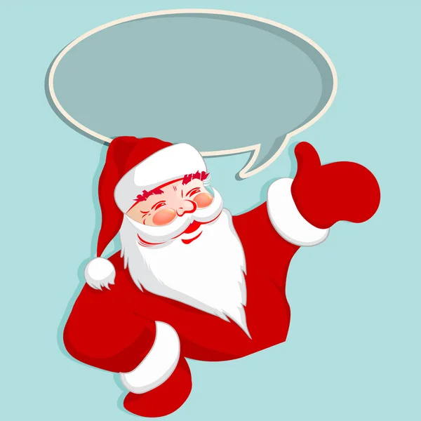 Noel Baba'nın siluet oval çerçeveli.