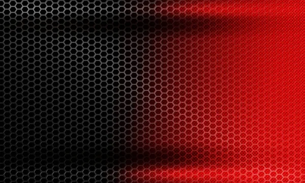 Geometrik kırmızı arka plan ile bir siluet çerçevenin bir metal kafes ile.