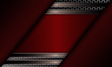 Soyut geometrik kırmızı arka plan doku çerçeve kenar ve köşeleri ile.