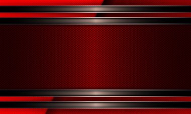 Bir RIM ile oluklu bir çerçeve ile geometrik koyu kırmızı tasarım.