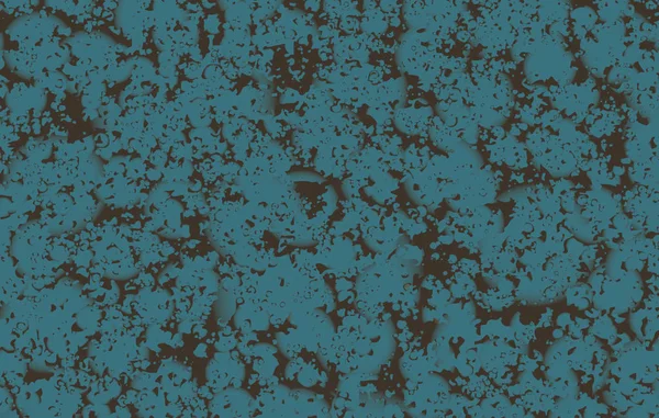Abstrakter blauer Hintergrund mit Flecken, Fleckenzeichnung auf chaotische Weise. — Stockvektor