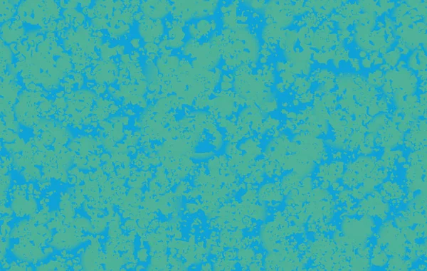 Abstrakter Hintergrund mit blauen und grünen Flecken, Fleckenzeichnung auf chaotische Weise. — Stockvektor