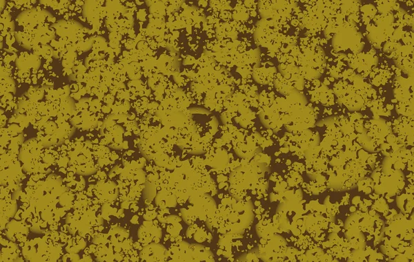 Fond jaune abstrait avec taches, taches dessin d'une manière chaotique . — Image vectorielle