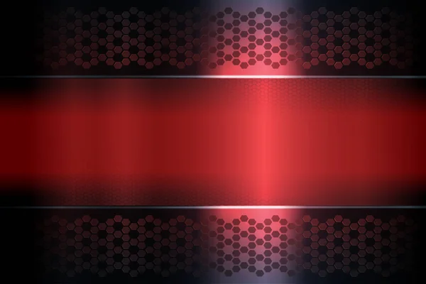 Rode donkere abstracte geometrische achtergrond met mesh rooster — Stockvector