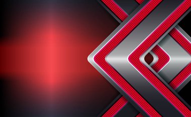 Soyut geometrik pembe gölge tasarım dokusal oklarla