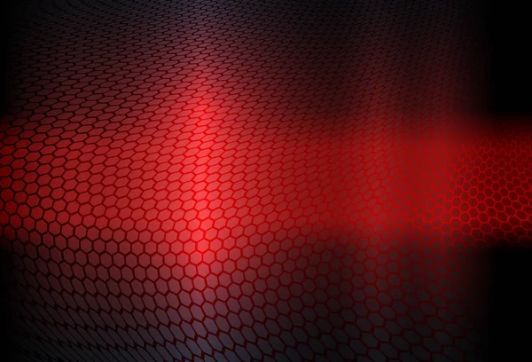 Геометричний абстрактний дизайн в червоному кольорі з фігурним силуетом решітки — стоковий вектор