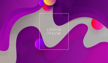 Soyut mor narin tasarım noktalar ve geometrik şekiller
